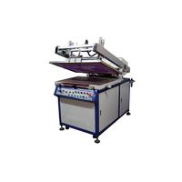 Titled semiautomatic screen printing machine
