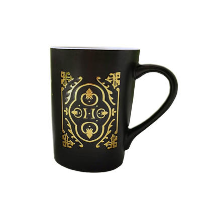 Golden Decal on Ceramic Cup